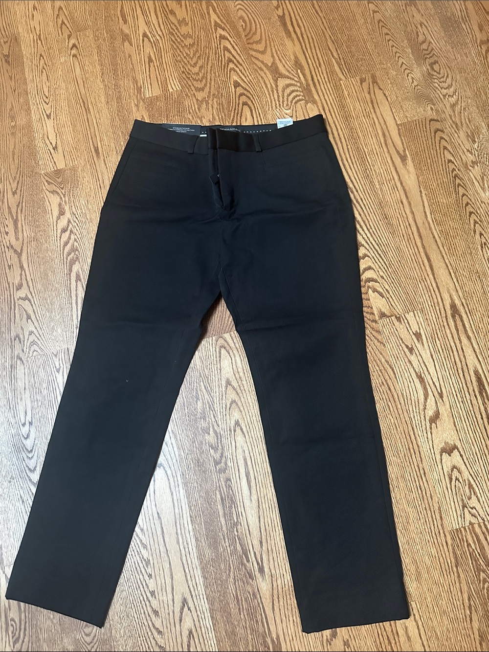 Banana Republic Women's Black Straight-Leg Dress Pants